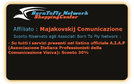 Majakovskij Comunicazione - Agenzia di Comunicazione Visiva a Viterbo - Sconto Riservato agli Associati di Born To Fly Network